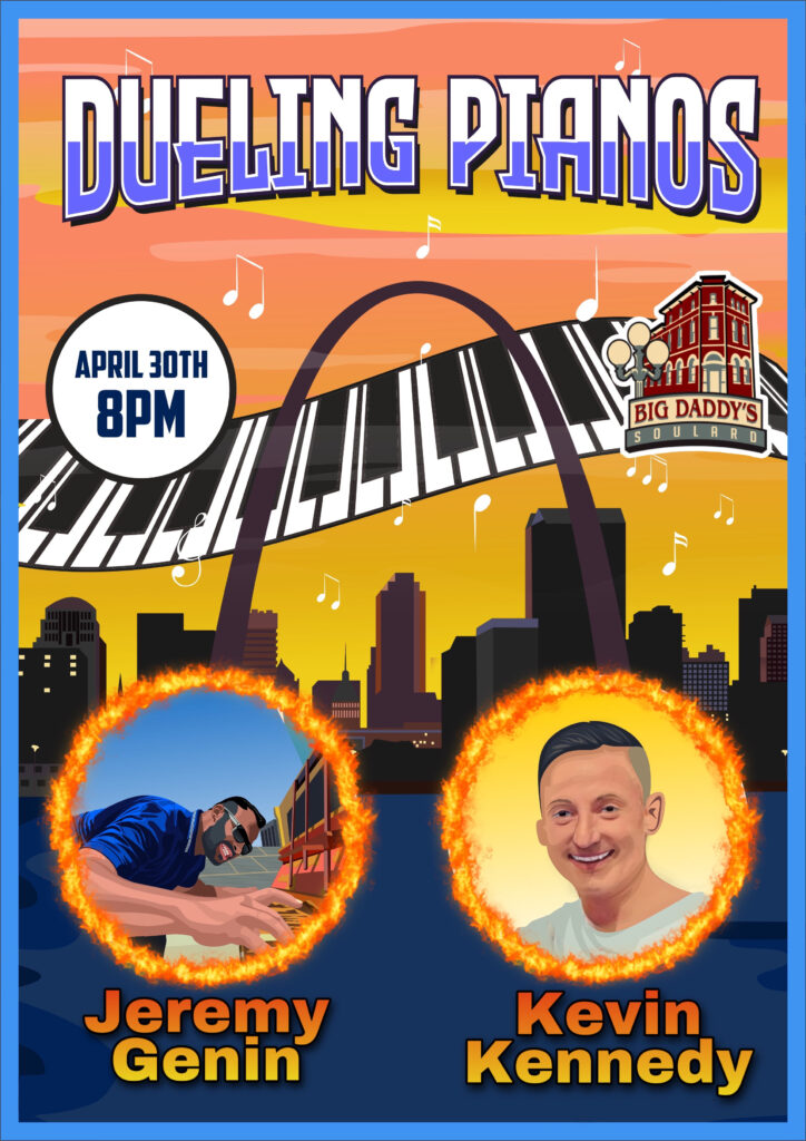 Dueling Pianos Flyer"